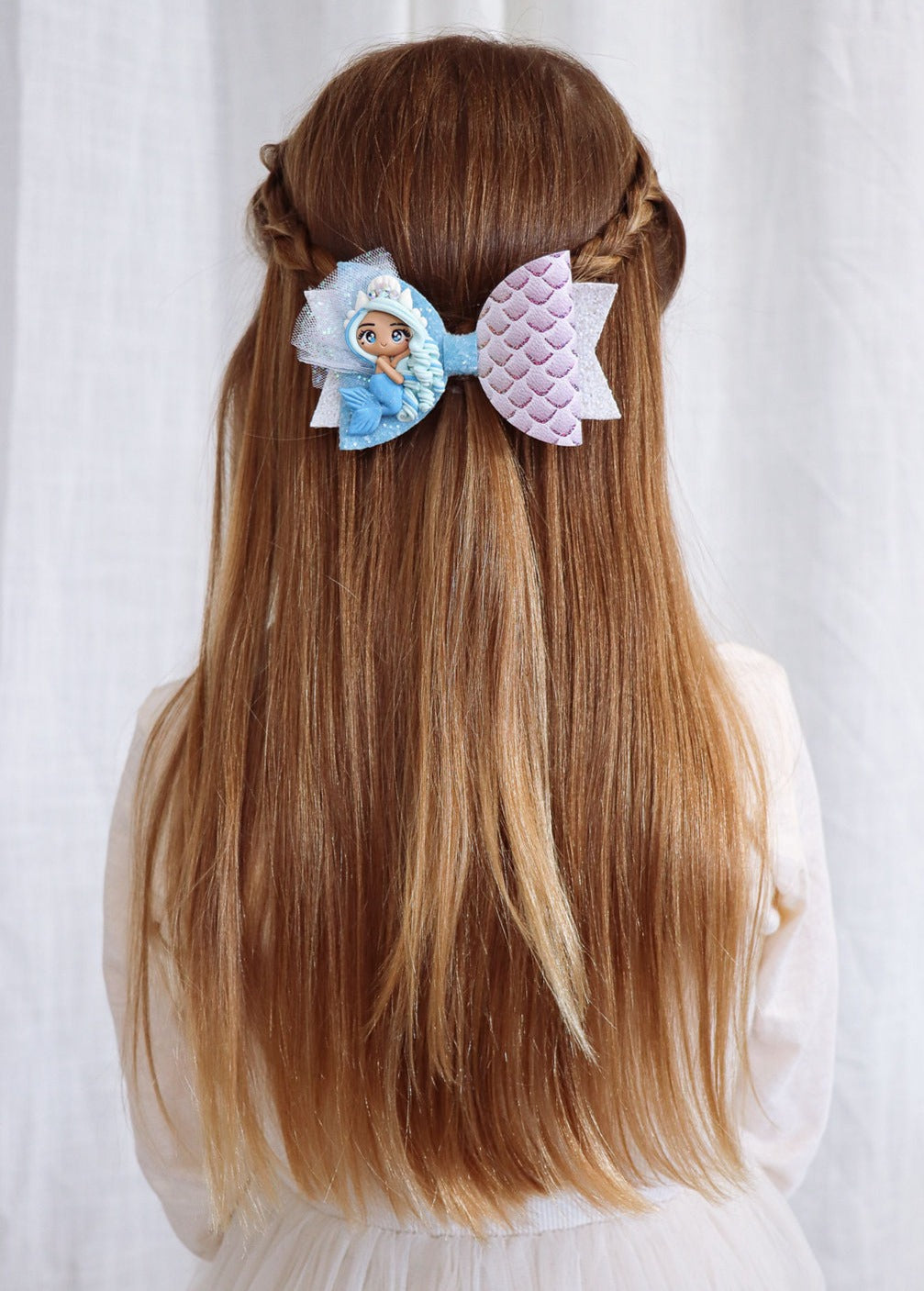 Blue/Pink Mermaid Bows!