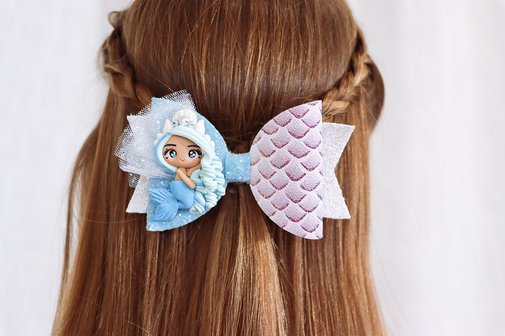 Blue/Pink Mermaid Bows!