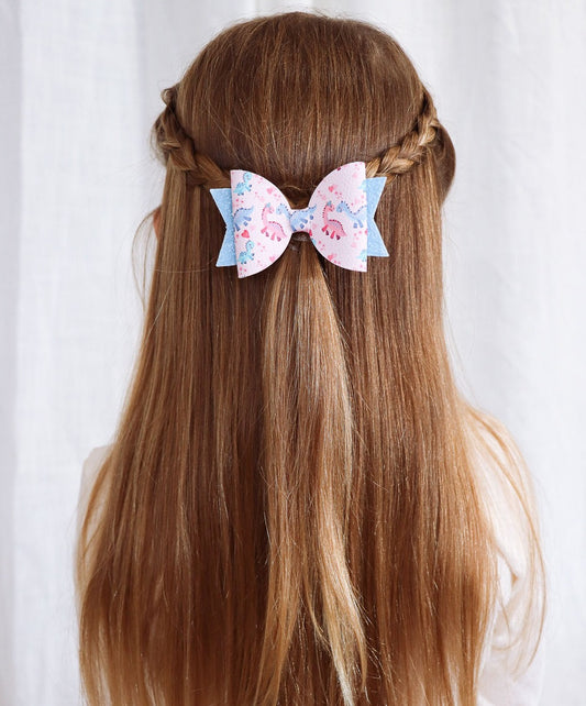 Pastel Dinosaur Bows