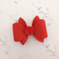 Floral Suede Audrey Bows