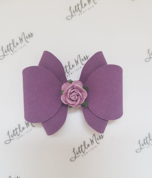 Bursting Grape Audrey Bow