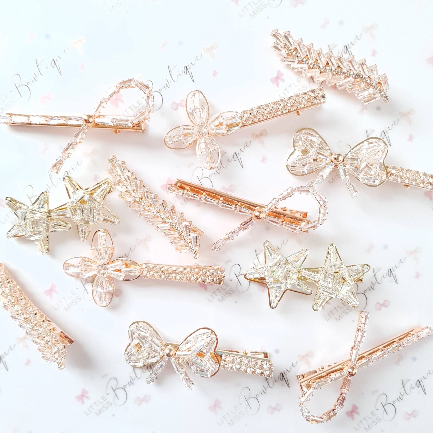 Luxe Crystal Clips