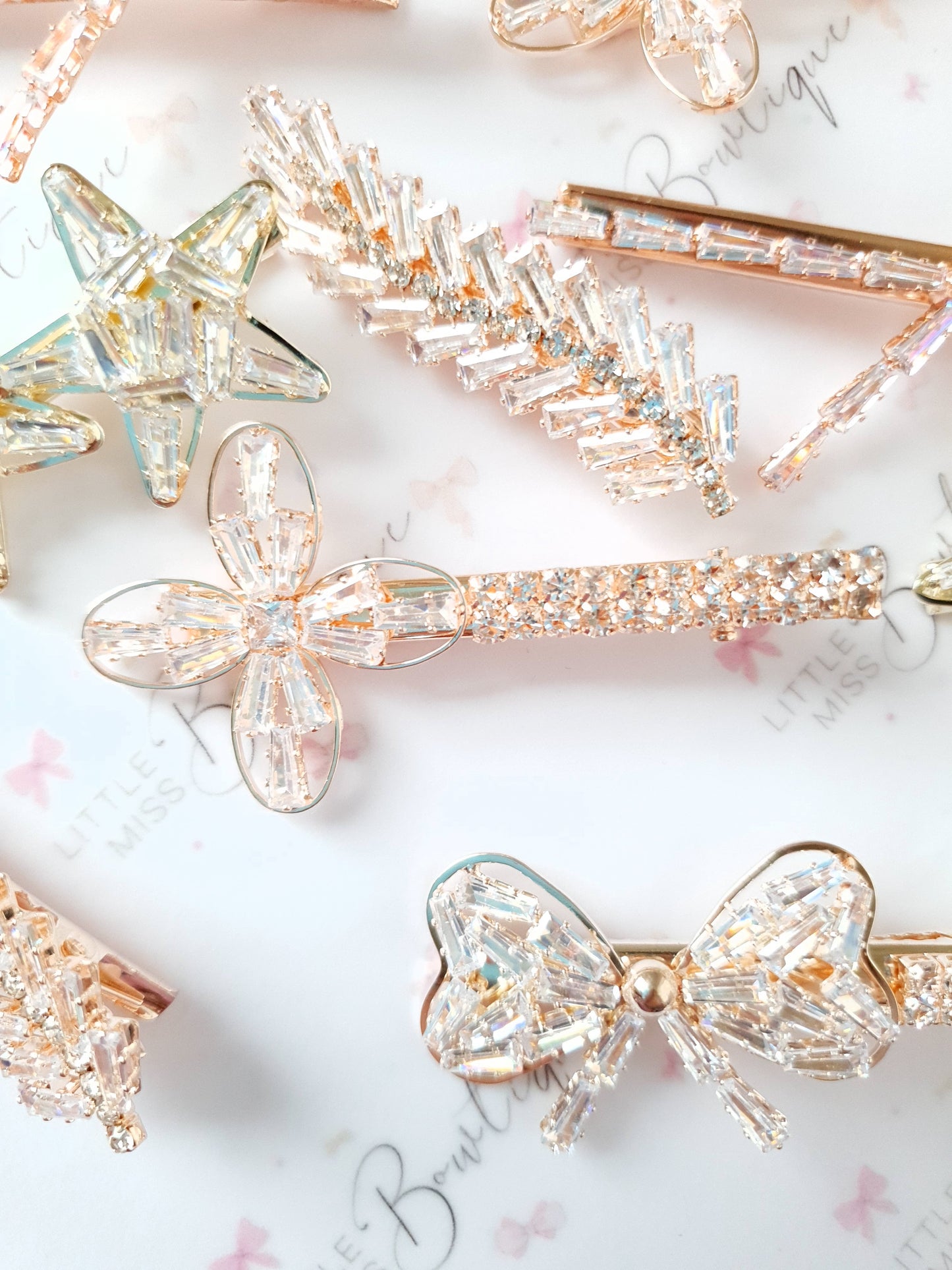 Luxe Crystal Clips