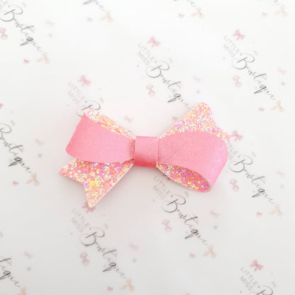 Pink Glitter Sophia Bows