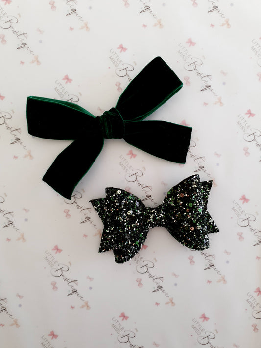 Green School Bows