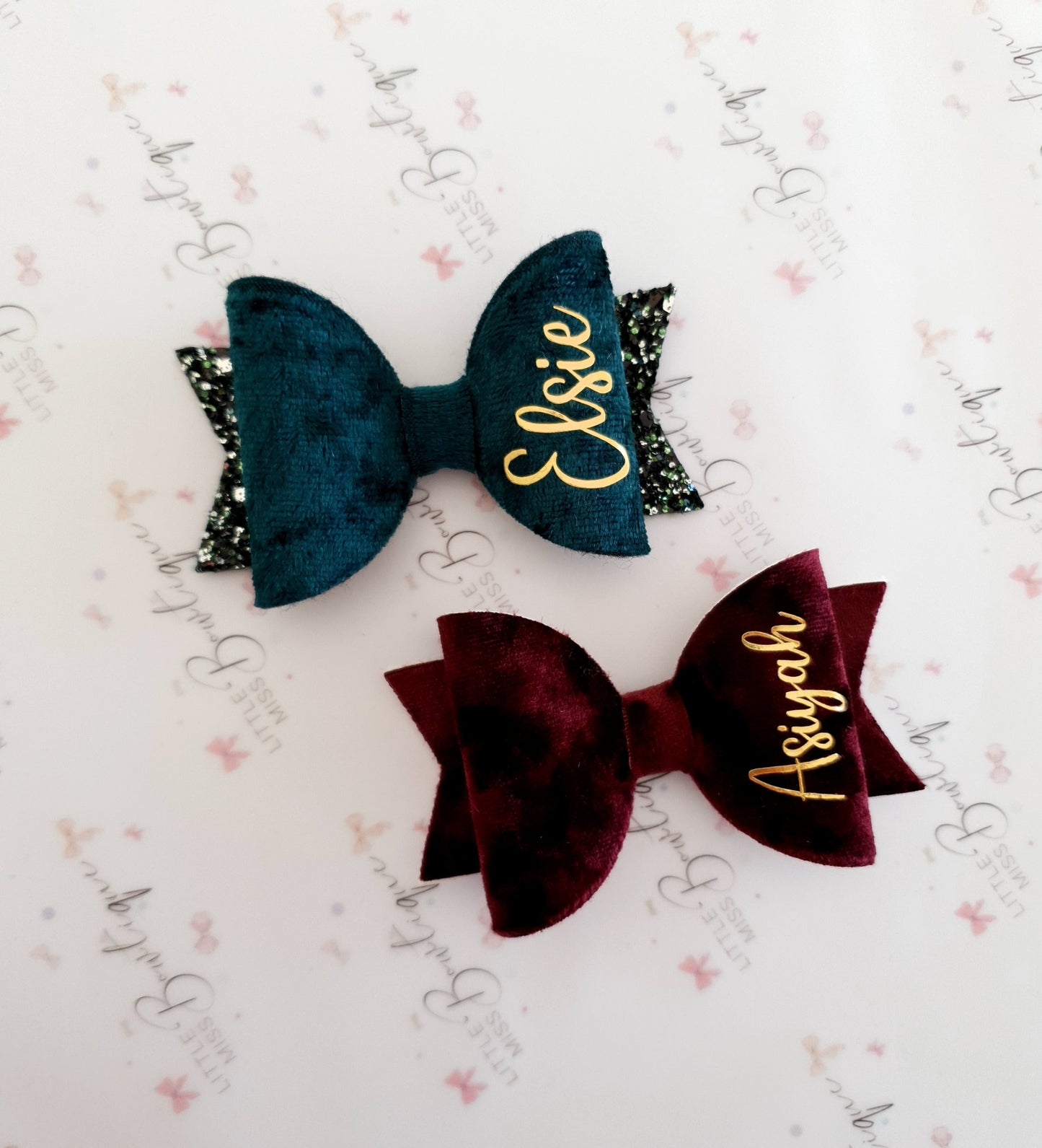 Personalised Hair Bows