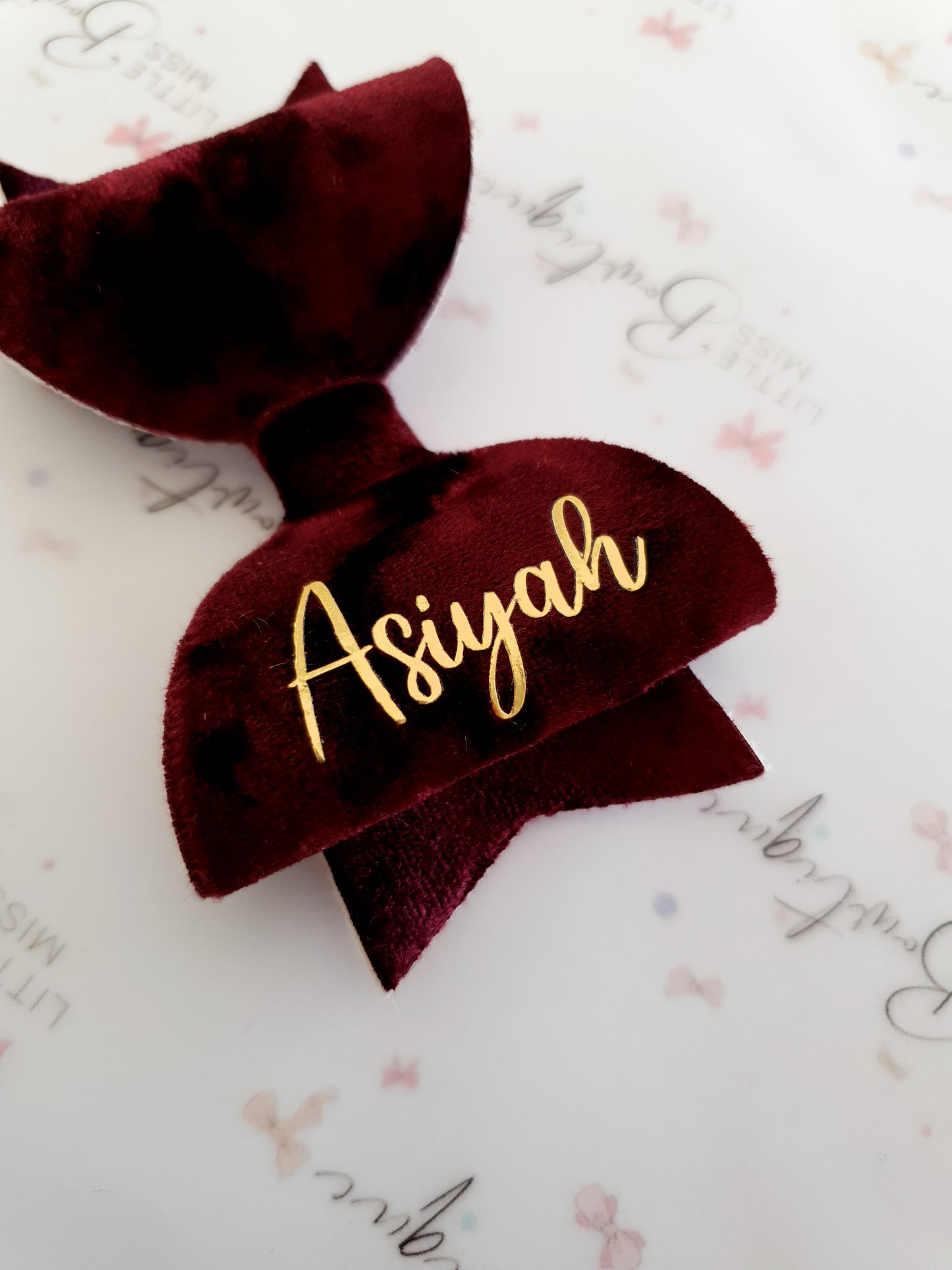 Personalised Hair Bows