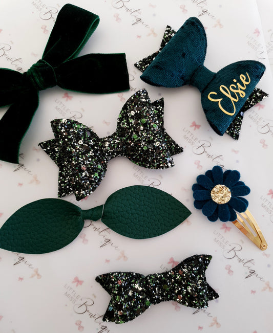 Green School Bows