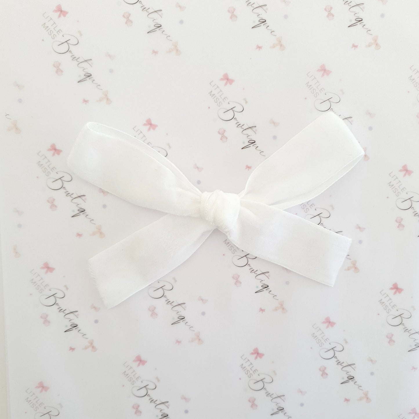 White School Bows