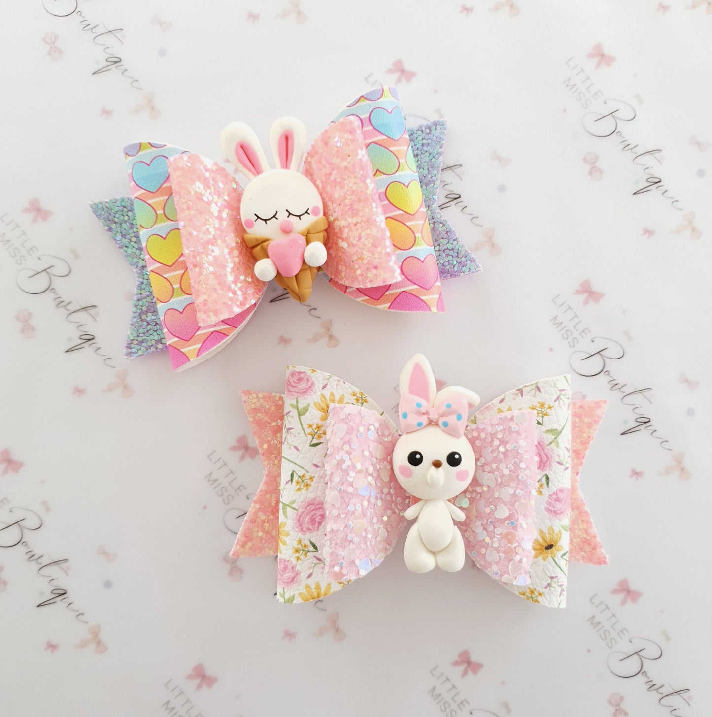 Bunny Clay Bows