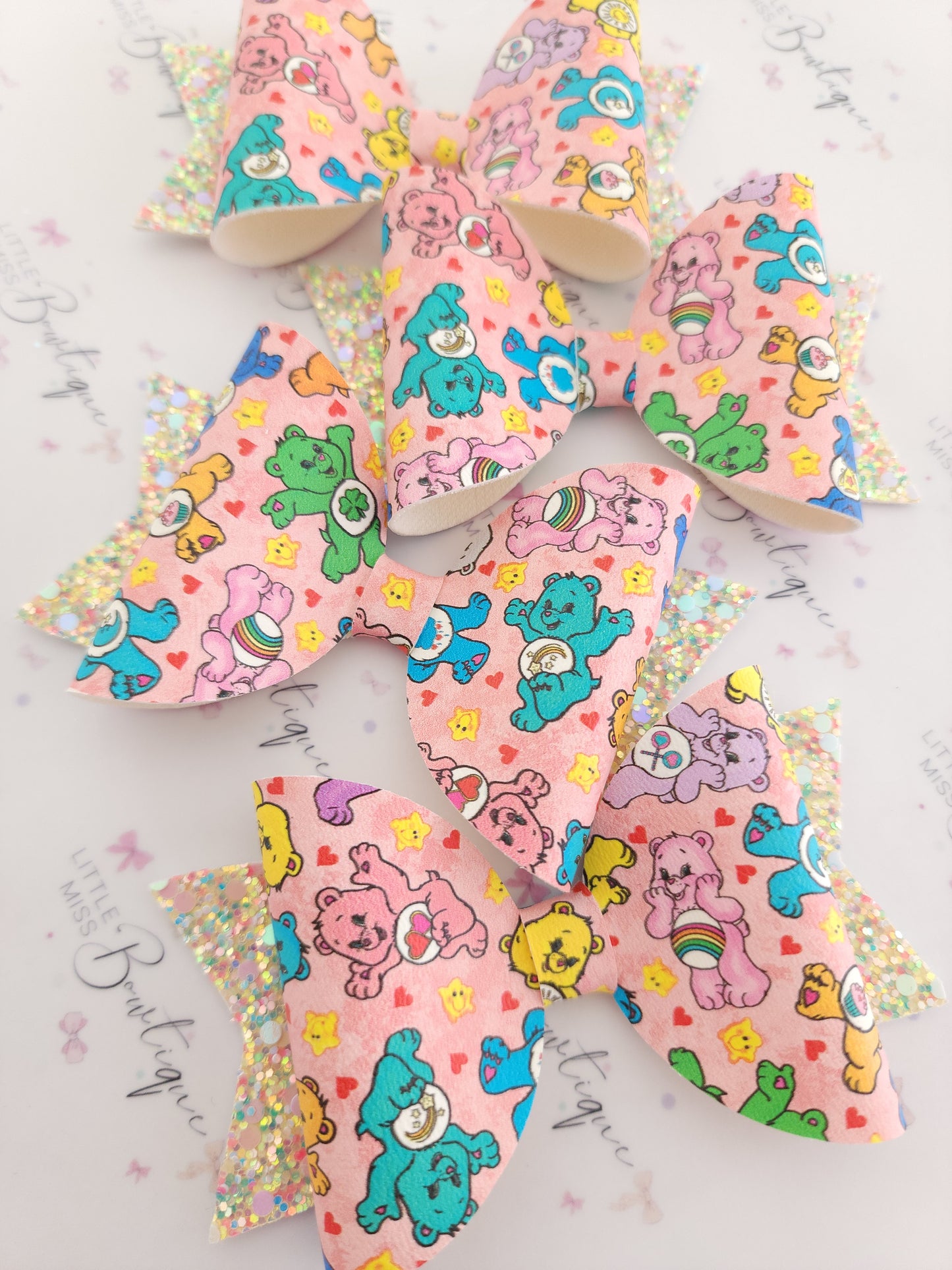 Limited Edition Care Bears Bows