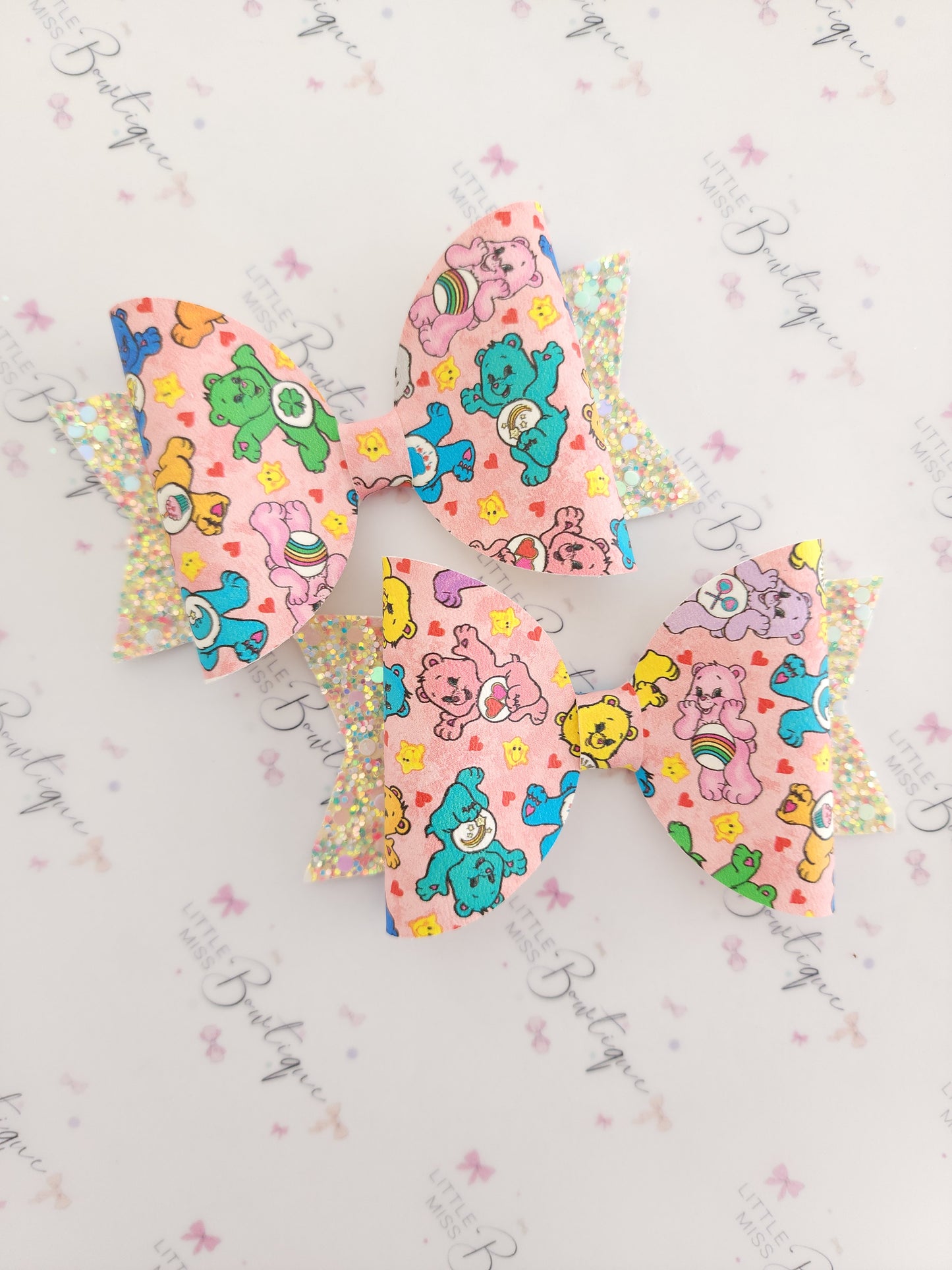 Limited Edition Care Bears Bows