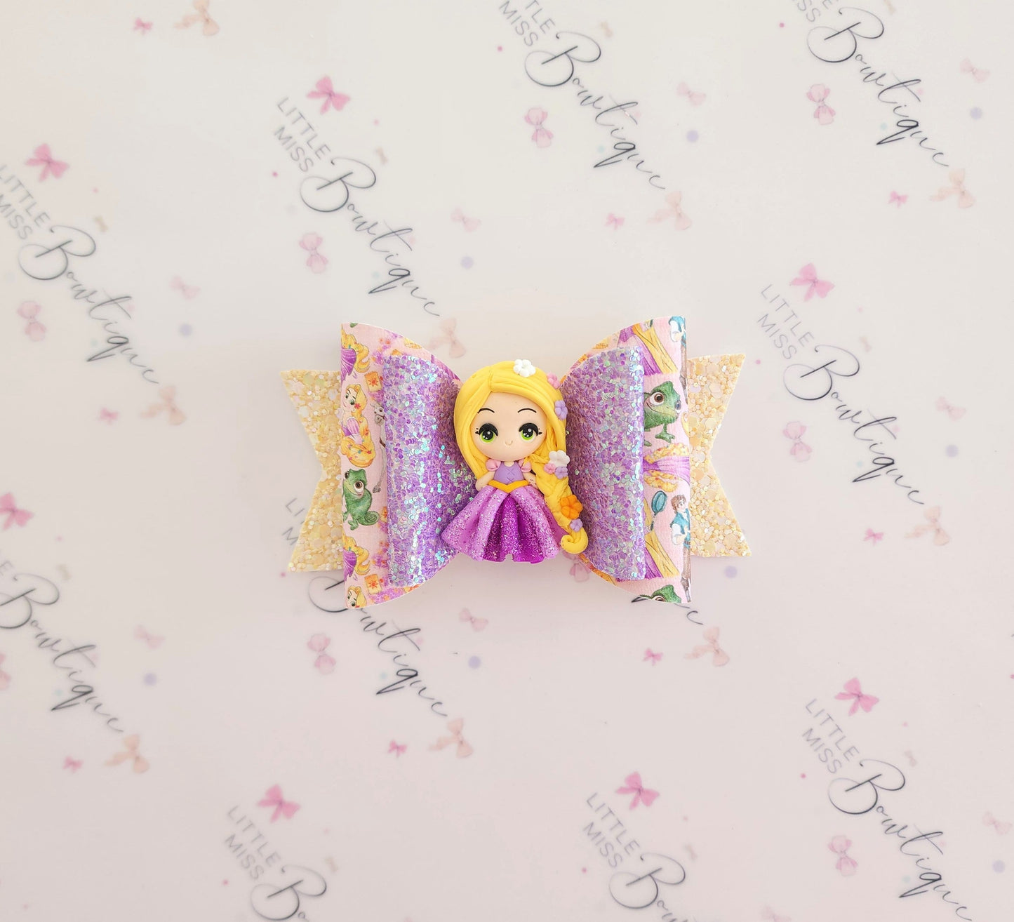 Tangled Inspired Hair Bow