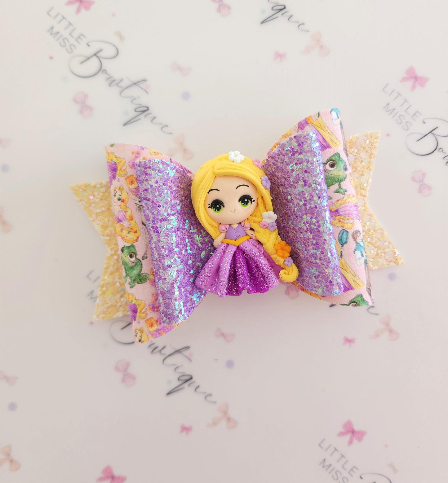 Tangled Inspired Hair Bow