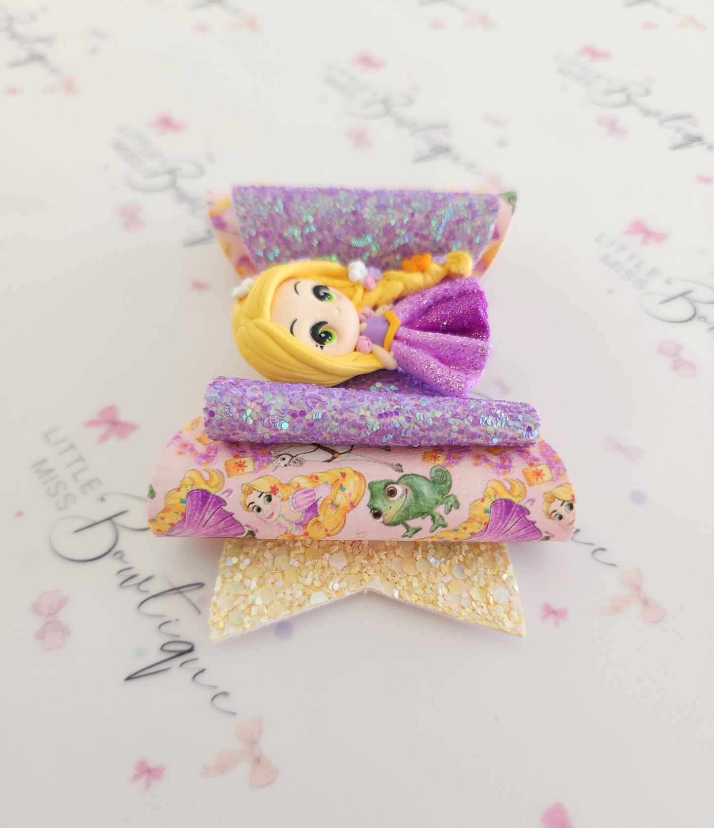 Tangled Inspired Hair Bow