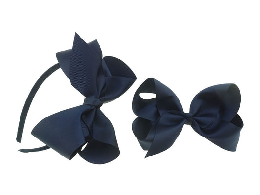 School Headband and Bow Sets (9 COLOURS)