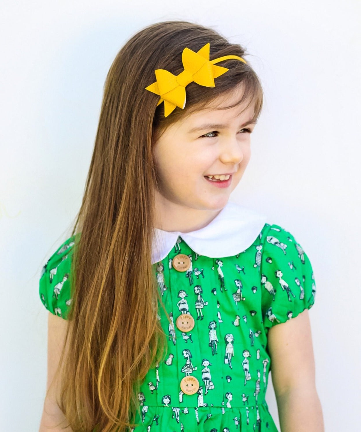 Mustard Belle Bow