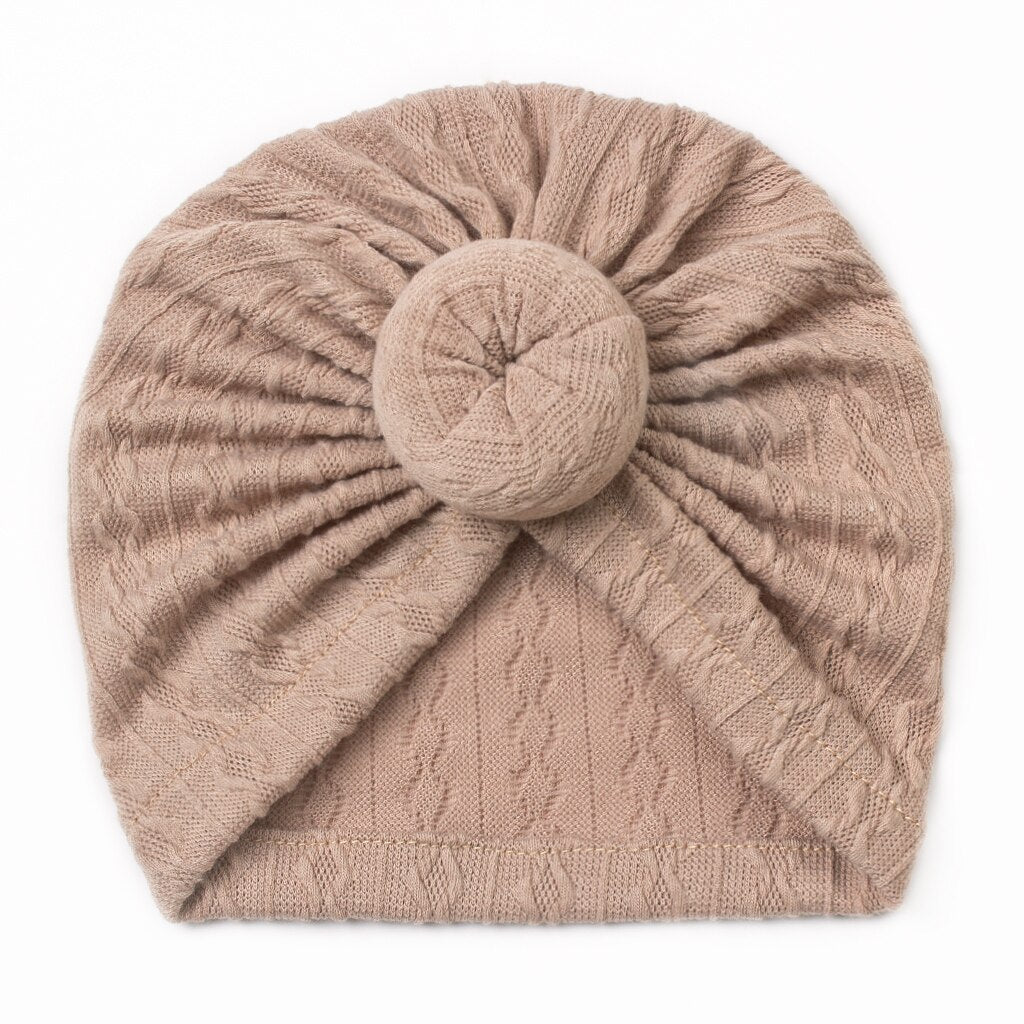 Cable Knit Baby Turban