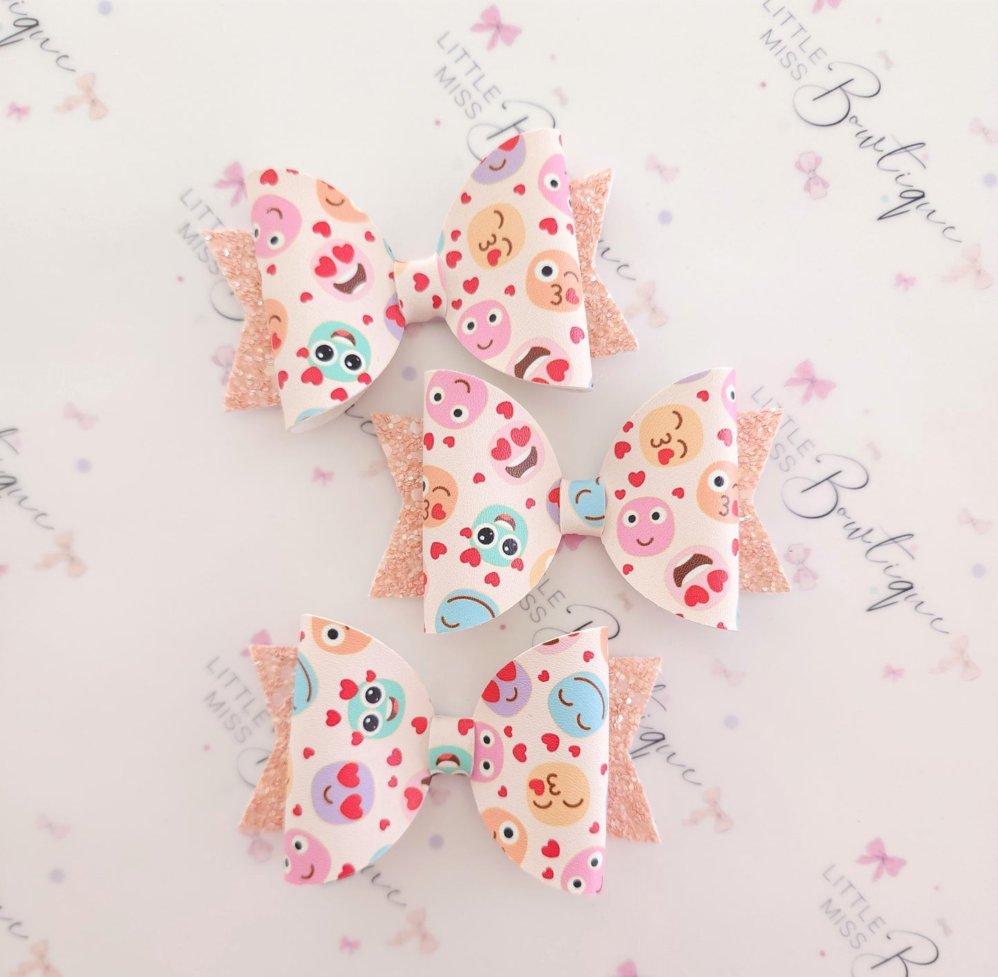 Emoji Hair Bows