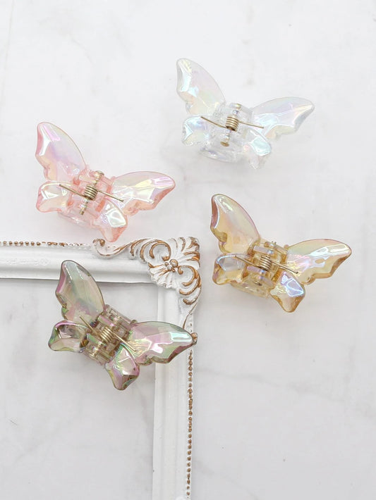 Iridescent Perplex Butterfly Clips (4 options)