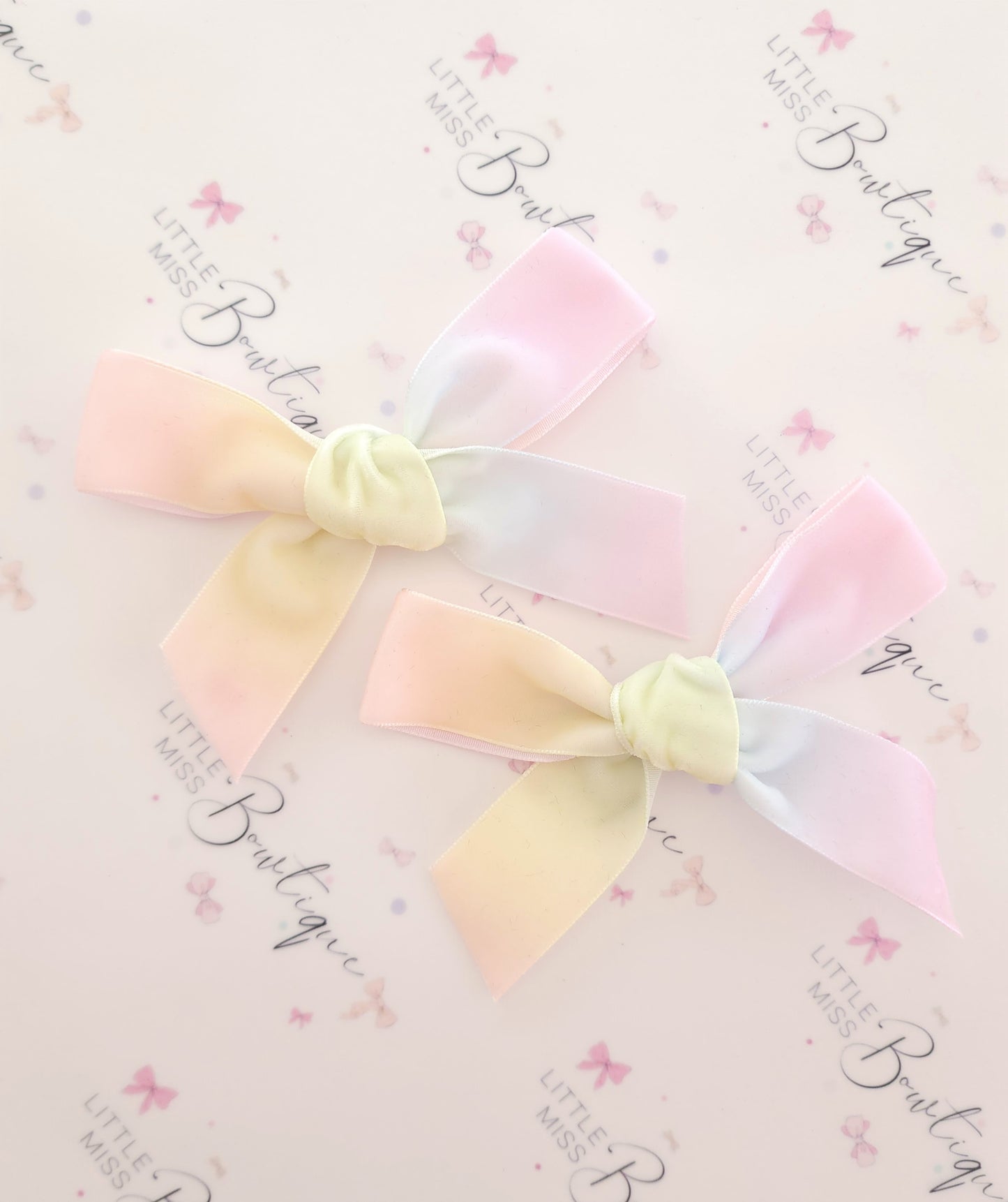 Rainbow Ribbon Bows