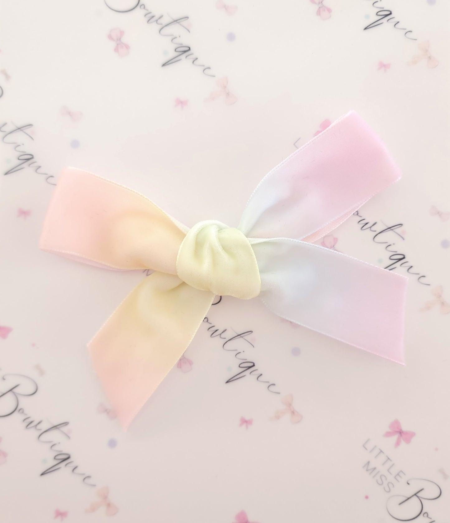 Rainbow Ribbon Bows