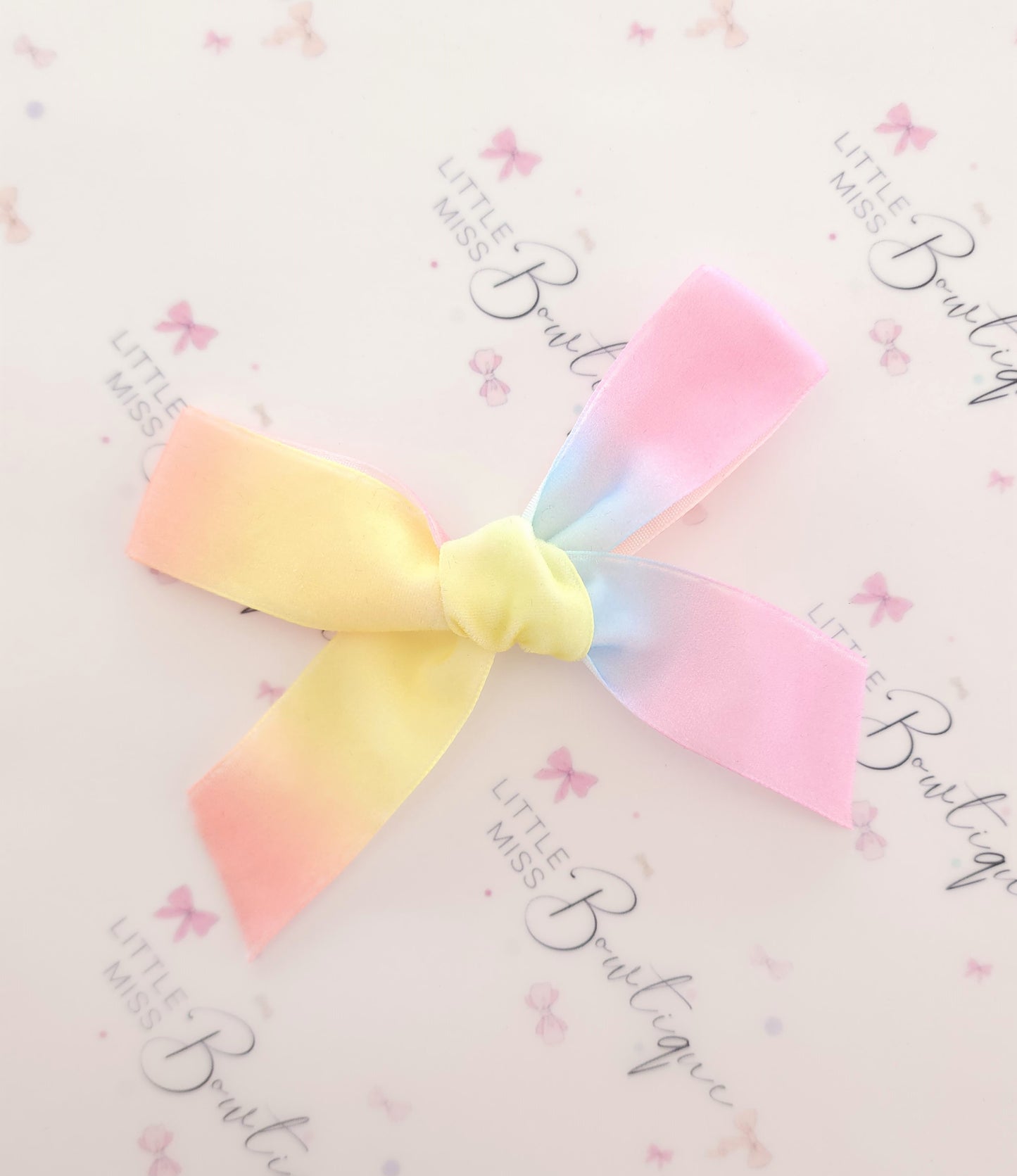 Rainbow Ribbon Bows